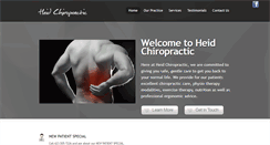 Desktop Screenshot of heidchiropractic.com